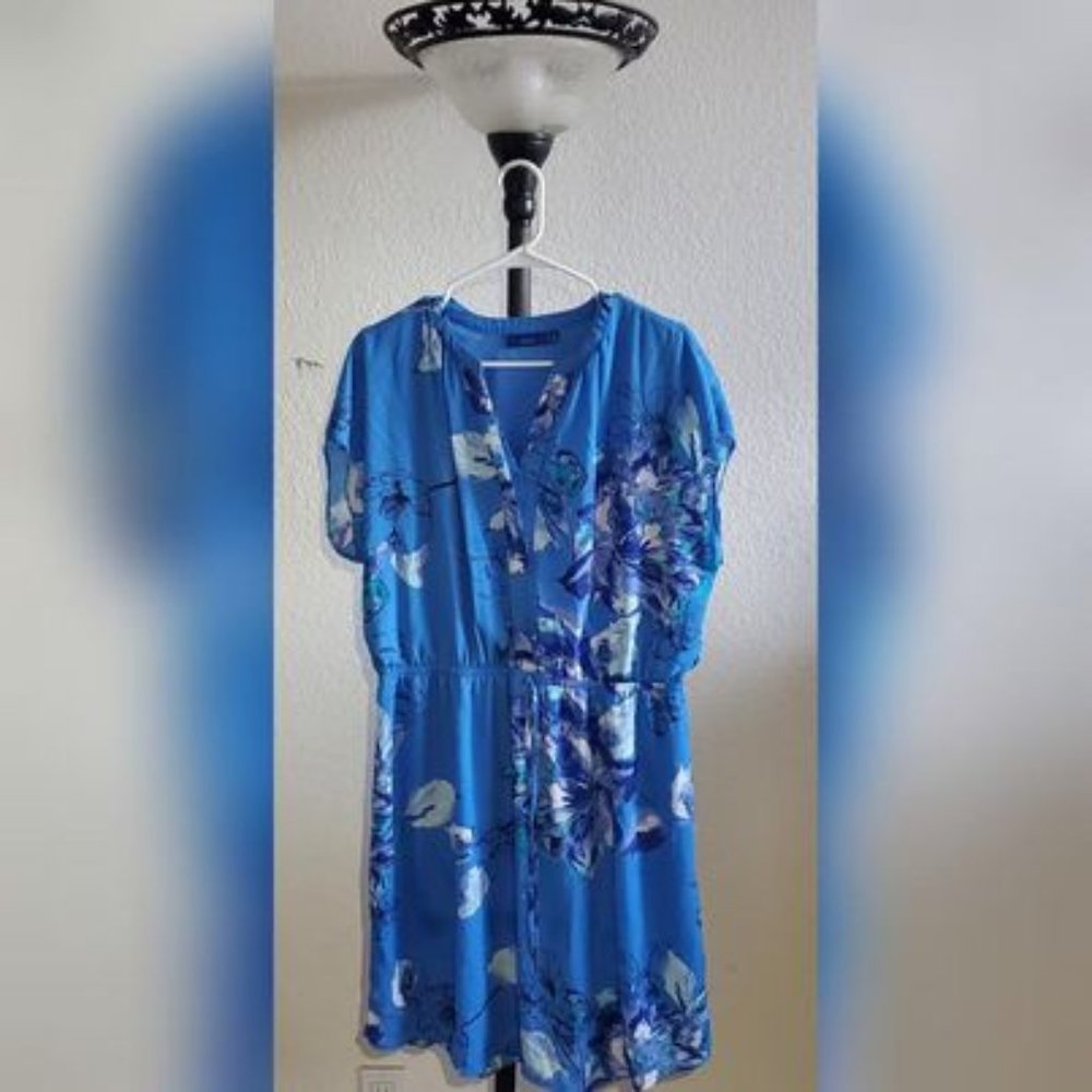 Blue Floral Bliss Dress